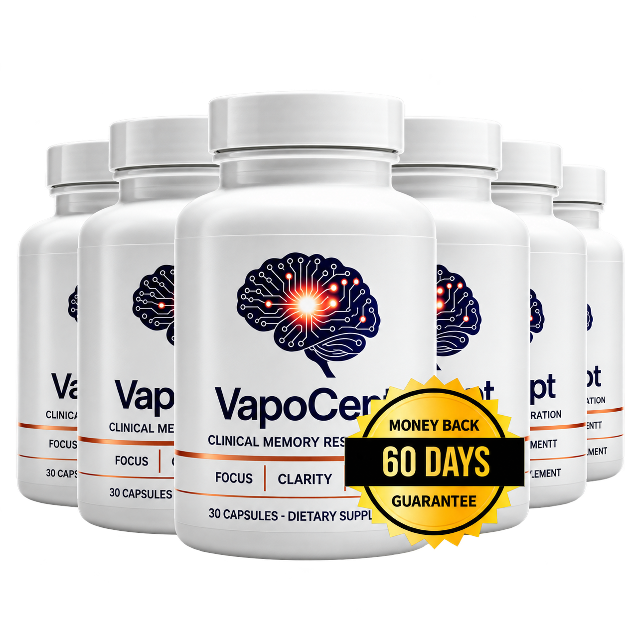 Six bottles of VapoCept