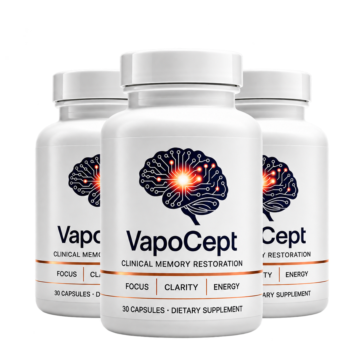 Three bottles of VapoCept