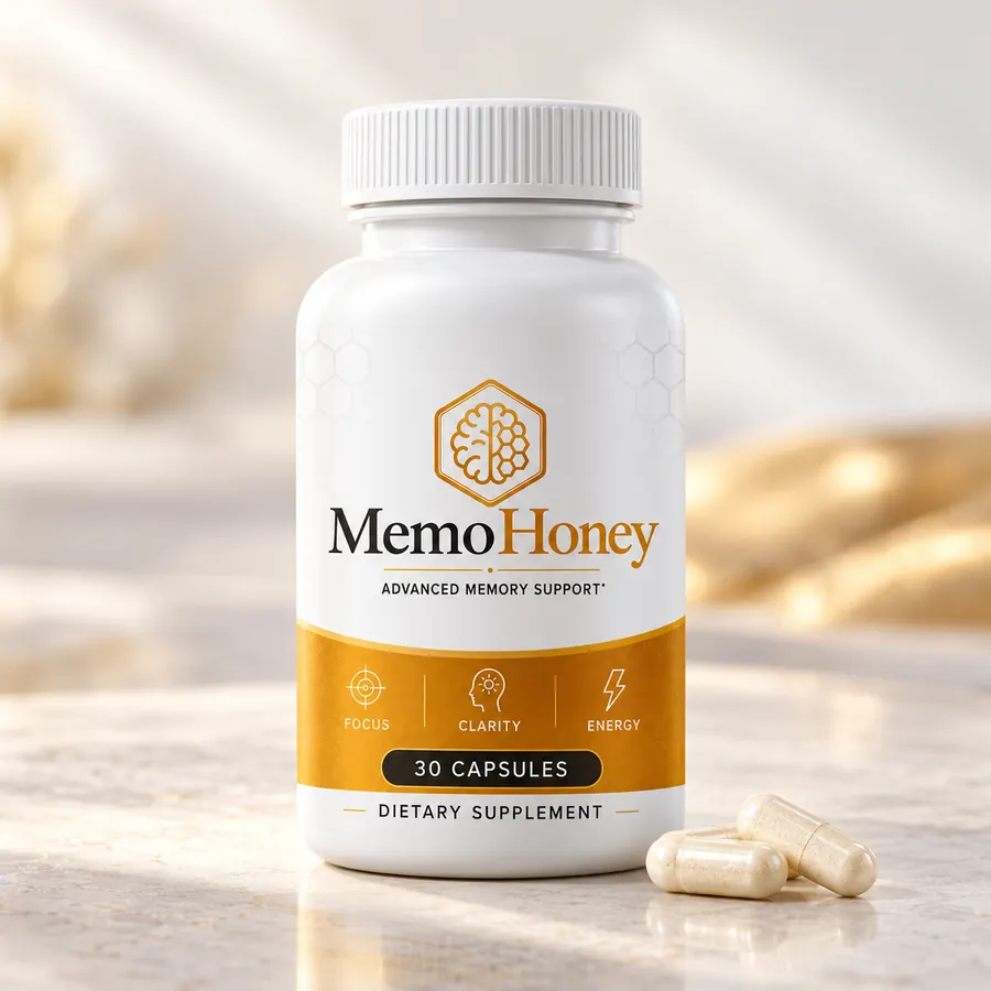 MemoHoney supplement bottle